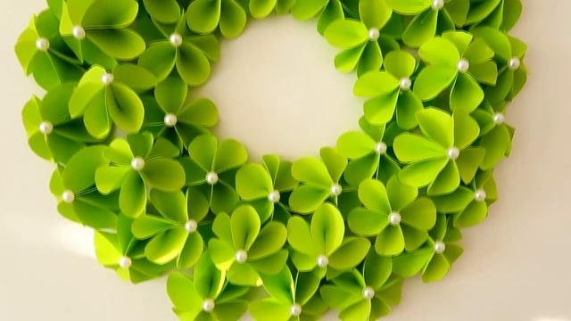 DIY Paper Christmas Wreath | Decoration Ideas for Upcoming Christmas by Julia Datta 1211 смотреть онлайн