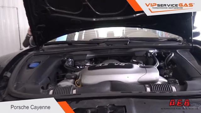 ГБО на Porsche Cayenne S 4.5 340HP-ГБО AEB. Газ на Порше Кайен S (ГБО Италия) смотреть онлайн