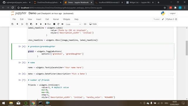 How to Create an Interactive Web Application using a Jupyter Notebook смотреть онлайн