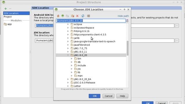 Change JDK location in Android Studio смотреть онлайн