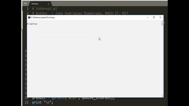 Loan Interest Solver in Perl смотреть онлайн