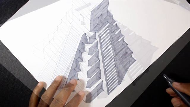 How to Draw a 3D Mayan Pyramid - Amazing 3D Trick Art смотреть онлайн