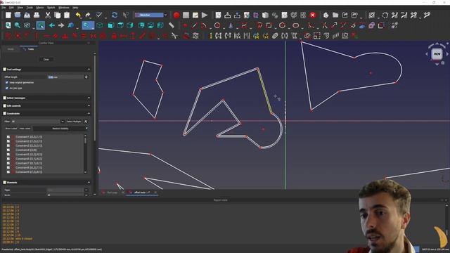 FreeCAD New Feature : Offset in Sketcher смотреть онлайн
