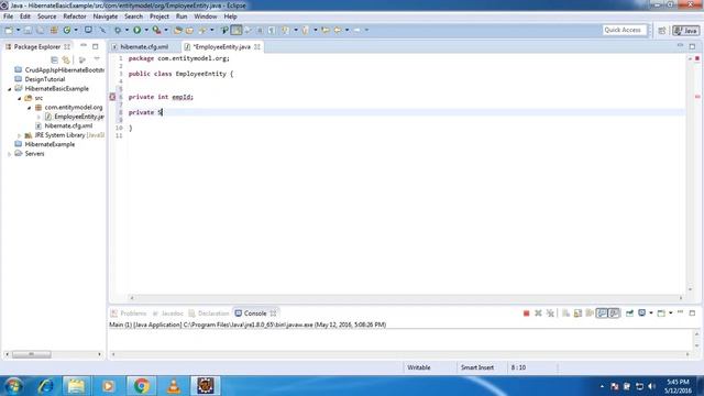 Hibernate Basic Create Dabase And Entity Class Part 2 смотреть онлайн