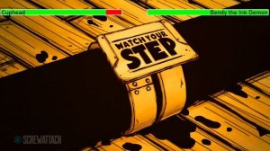 Cuphead vs. Bendy with healthbars