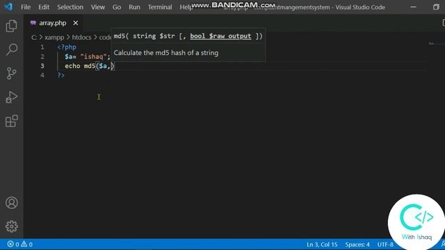 MD5 Function In PHP tutorial in Urdu/Hindi смотреть онлайн