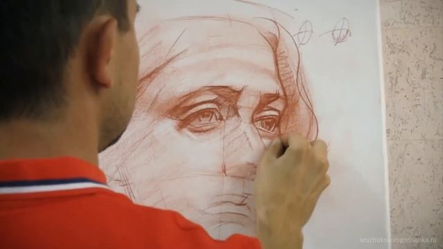 Александр Рыжкин об этапах рисования. Четвертая часть, о портрете смотреть онлайн