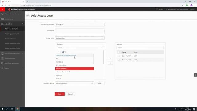 HikCentral Professional – Access Control Module Setup and Management смотреть онлайн