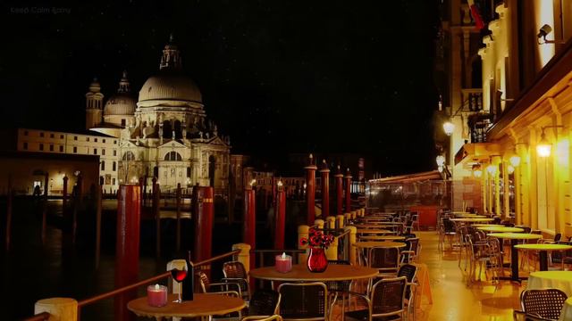 Romantic Dinner at Restaurant in Venice - Italian Restaurant Ambience with Jazz Music, Saxophone смотреть онлайн