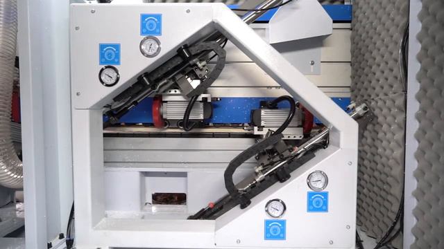 Автоматический высокопроизводительный промышленный кромкооблицовочный станок JIYU JY-968JKGSQS (PUR) смотреть онлайн