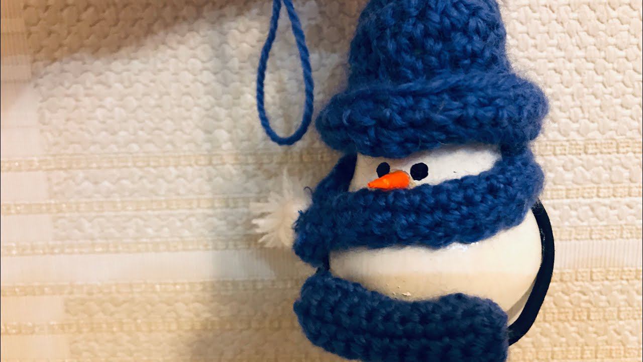 Как сделать снеговика из лампочки | Елочная игрушка своими руками | How to make a snowman смотреть онлайн