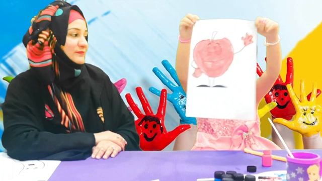 Learn Colors with Paint in Magic Room with Bareerah Shakir – For Kids Video смотреть онлайн