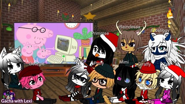 |Gacha Club| ? Funniest Peppa and Roblox Piggy Animation Memes Reaction | Peppa Pig Plays Minecraft смотреть онлайн