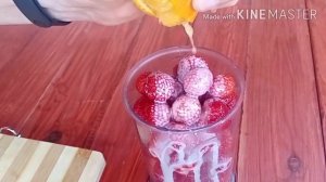 «Фруктовый лёд из клубники» рецепт от кулинара в деревне