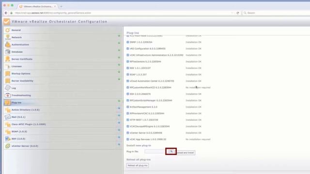 Installing the APIC Plugin on the vRealize Orchestrator смотреть онлайн