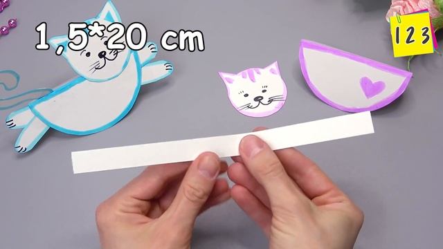 Cute Paper CAT | Moving Paper Toys