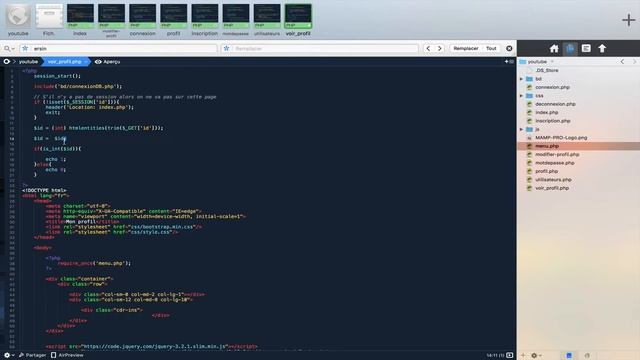 PHP #9 Afficher le profil d'un utilisateur en PHP смотреть онлайн