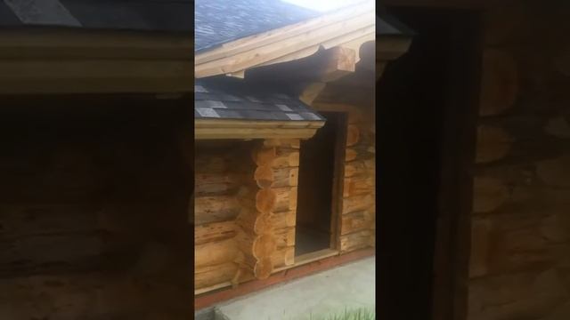 Баня в "Русском стиле" из кедра http://elitdrevdom.ru (канадская чаша) смотреть онлайн