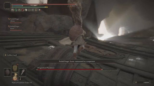 ELDEN RING Placidusax Boss fight glitch Patch 1.10 смотреть онлайн