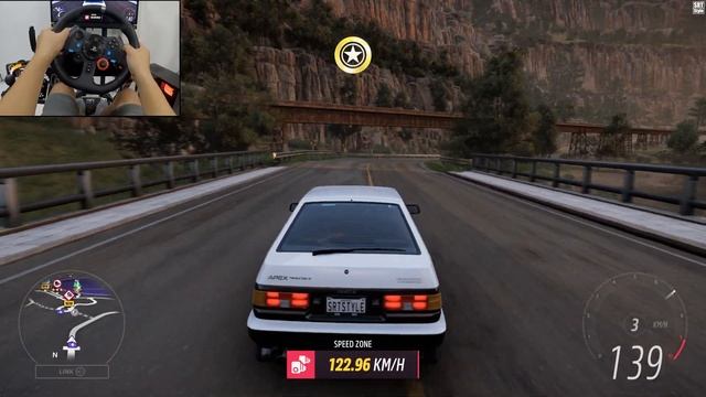 Toyota Sprinter Trueno GT Apex | Forza Horizon 5 | Steering wheel gameplay смотреть онлайн