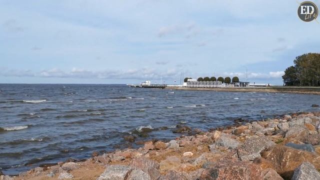 Вид на Финский залив из Нижнего парка Петергофа (Санкт-Петербург, СПб) смотреть онлайн