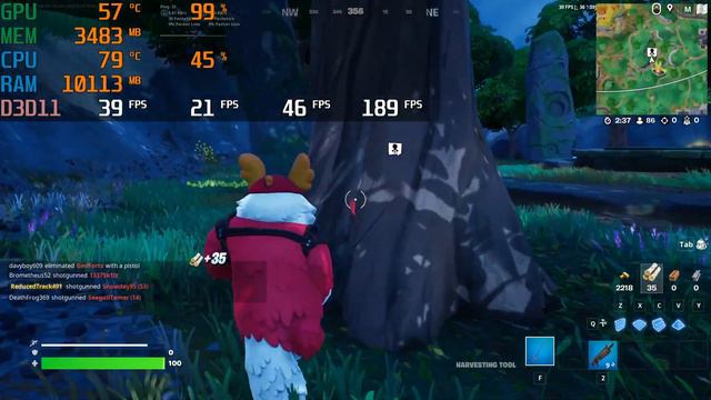 FORTNITE (directx11 [EPIC settings] ) - Ryzen 5 5500 & RX 6500XT смотреть онлайн