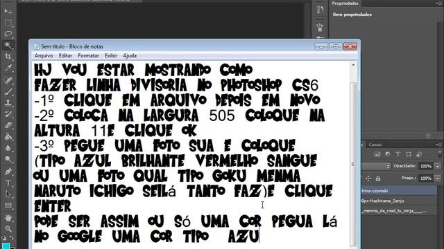 Como fazer linha divisoria no Photoshop Cs6 смотреть онлайн