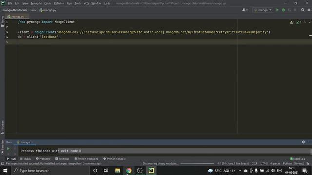 MongoDB and PyMongo Tutorial (With J) смотреть онлайн