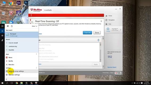 How To Disable & Enable McAfee Antivirus On Windows 10 | How To Turn Off Mcafee Antivirous