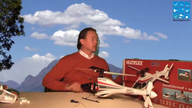FUNCOPTER MULTIPLEX RC MODEL HELICOPTER VIDEO TESTREPORT 