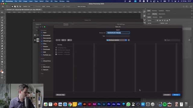 Een mockup maken van een website ontworpen in Adobe XD смотреть онлайн