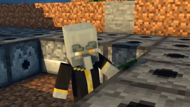 Villager & Pillager life #11 - Minecraft Dungeon Animation смотреть онлайн