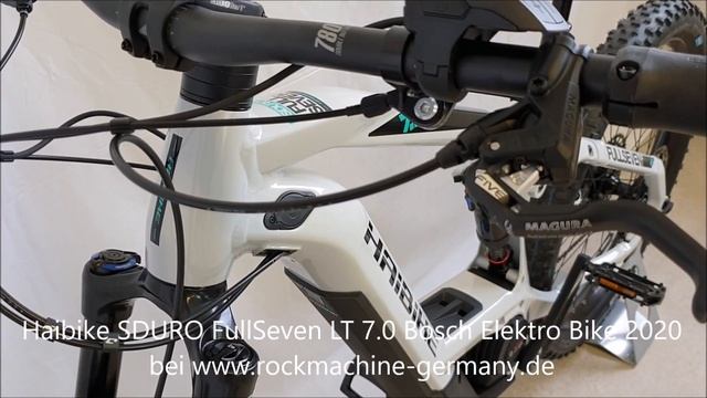 Haibike SDURO FullSeven LT 7.0 Bosch Gen4 625WH Sram SX Eagle RockShox Yari RC Elektro Bike 2020 смотреть онлайн