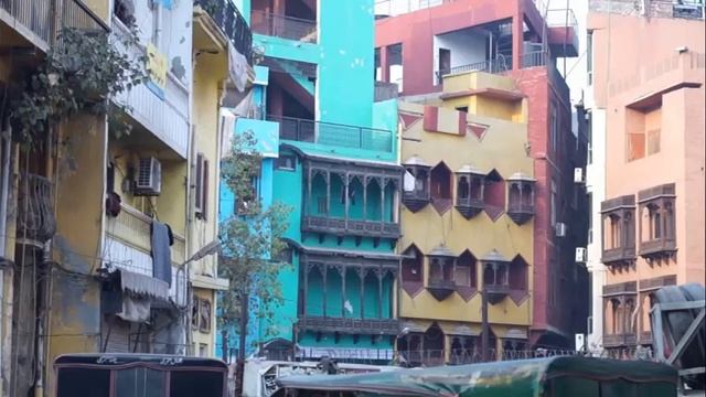 Lahore-Punjab-Pakistan-Old City-Buildings-Architecture смотреть онлайн