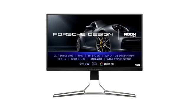 Porsche Design and AGON by AOC Unveil PD27S Gaming Monitor смотреть онлайн
