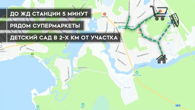 Земельный участок на берегу реки в Васкелово смотреть онлайн