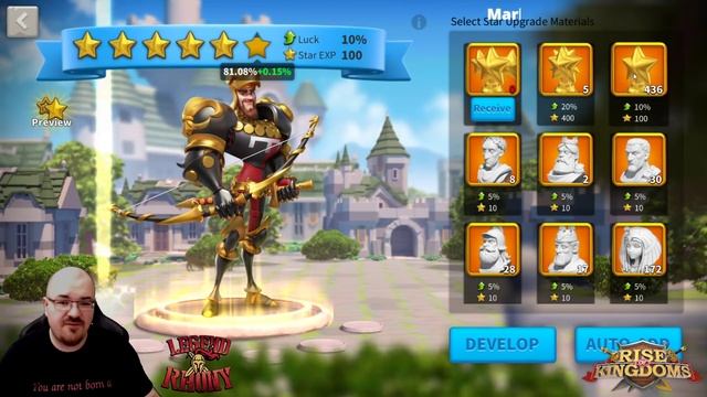 EDWARD OF WOODSTOCK MAX SKILLS AND 6 STARS!! - Rise of Kingdoms смотреть онлайн