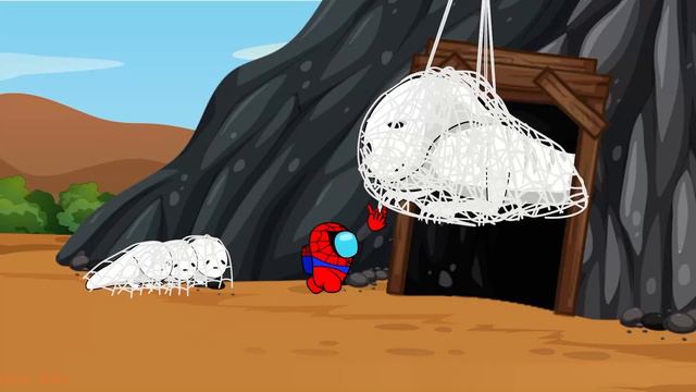 어몽어스 vs Larry Let's Find Larry - Crew Among Us Funny Animation Cartoon смотреть онлайн