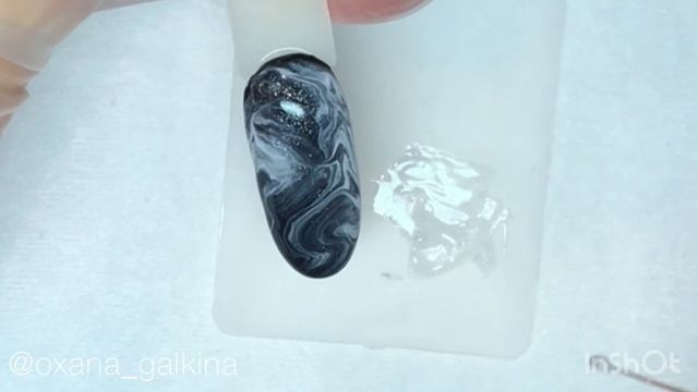 Видеоурок "МРАМОРНЫЕ НОГТИ". Проще простого!!! смотреть онлайн