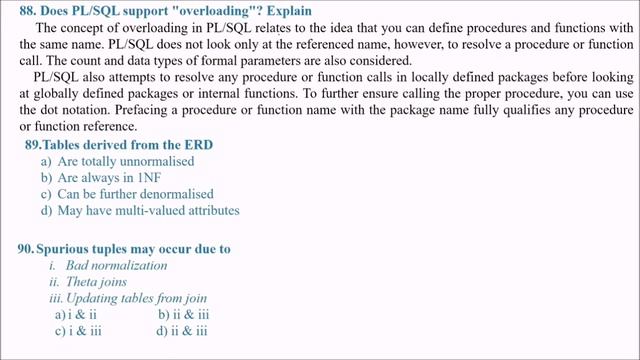Technical Aptitude Questions RDBMS Concepts 2 смотреть онлайн