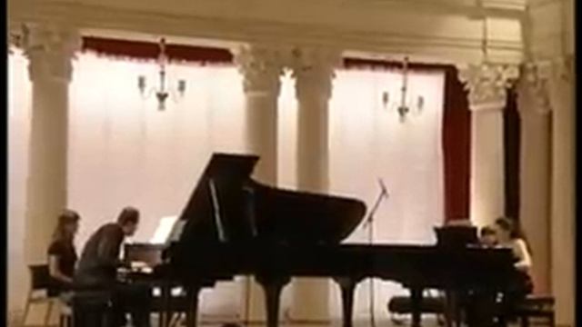 A. Schnittke Revizskaya tale. Suite for two pianos p.3 смотреть онлайн