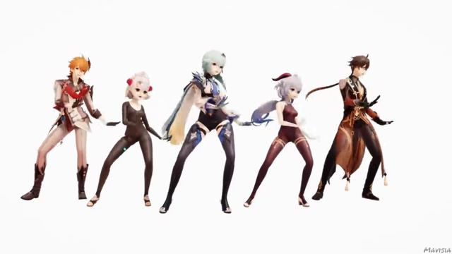 [Genshin Impact MMD] Follow the Leader смотреть онлайн