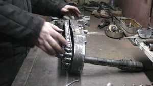 Активная фреза к мотоблоку своими руками часть 2: корпус цепной передачи