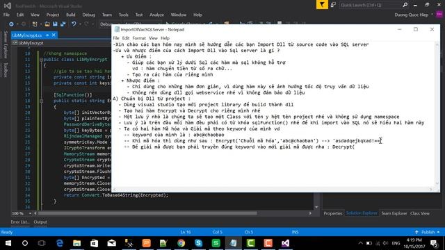 Import DLL vào SQL Server смотреть онлайн