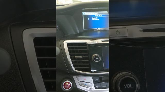 2013 Honda Accord Touring edition oil maintenance reset смотреть онлайн