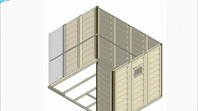 10'x8' WoodSide Assembly смотреть онлайн