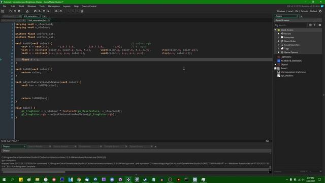 Saturation and Value Shaders - GameMaker Tutorial смотреть онлайн