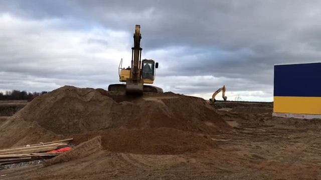Приемка песка Красный Бор - экскаватор СПб «ЛСТ-АРЕНДА» #excavator смотреть онлайн