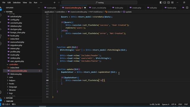 Users edit and delete MVC Codeigniter | The Logic Legends смотреть онлайн