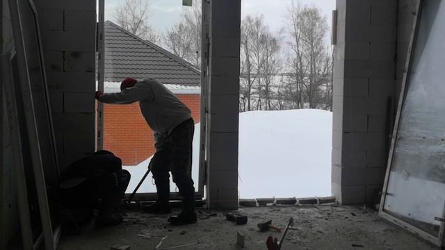 Установка больших окон в свой дом! смотреть онлайн